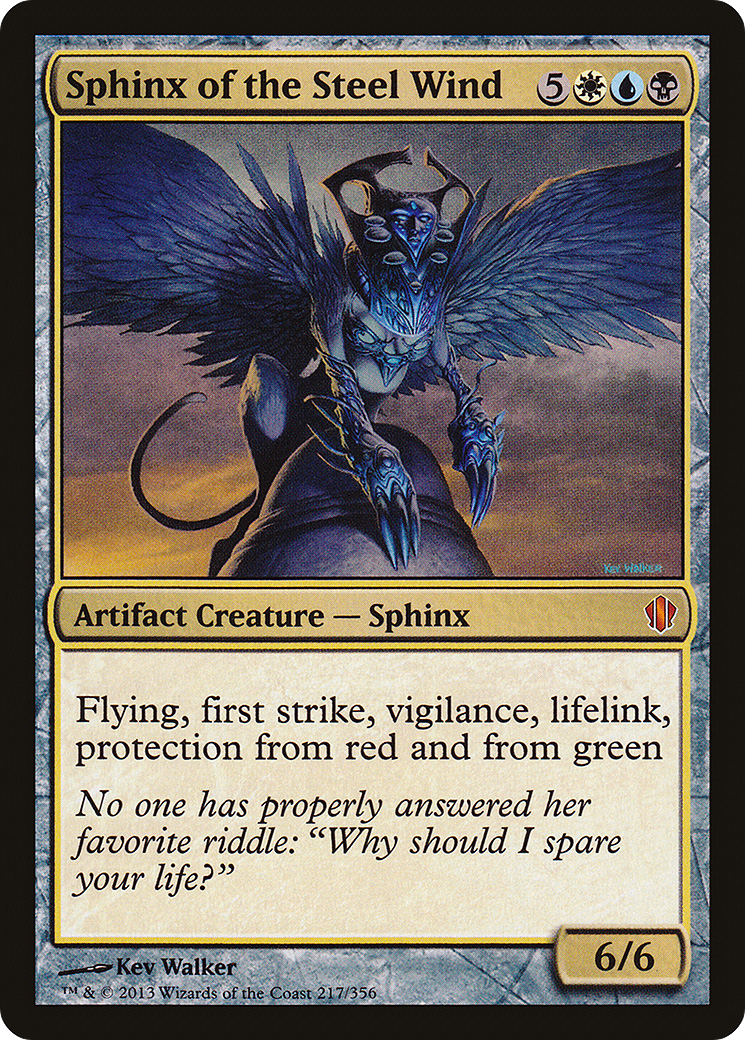 Sphinx of the Steel Wind [Commander 2013]-1