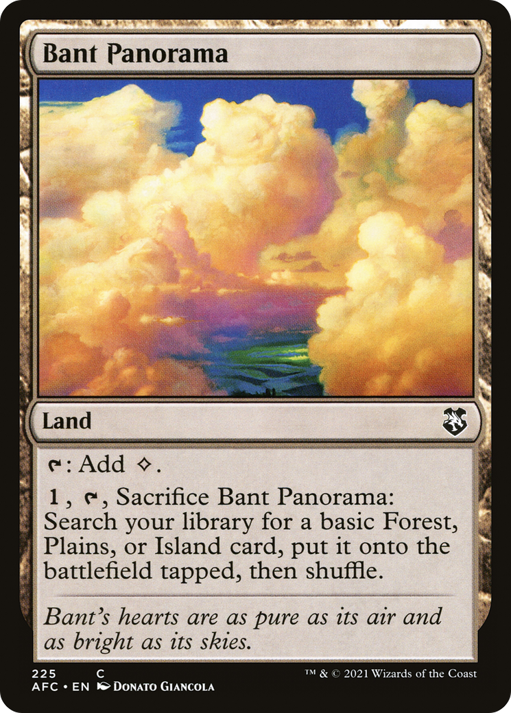 Bant Panorama [Dungeons & Dragons: Adventures in the Forgotten Realms Commander]-1