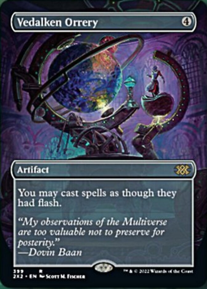 Vedalken Orrery (Borderless Alternate Art) [Double Masters 2022]-1