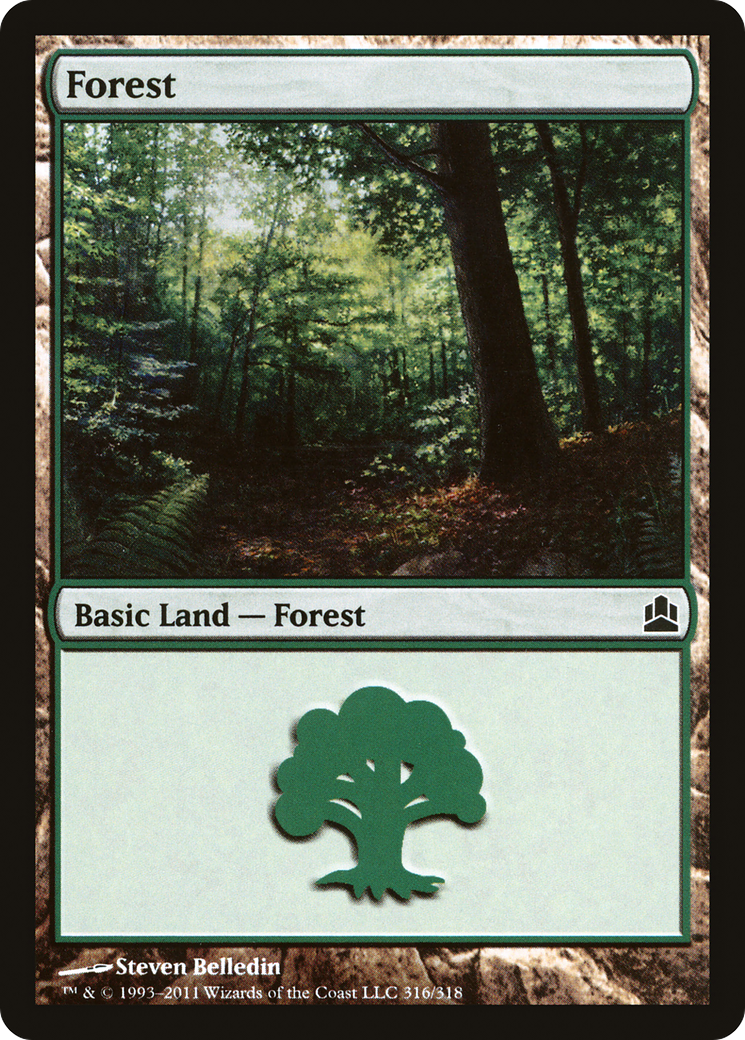 Forest (316) [Commander 2011]-1