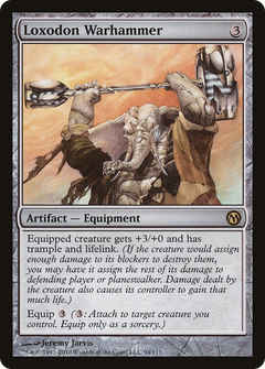 Loxodon Warhammer [Duels of the Planeswalkers]-1