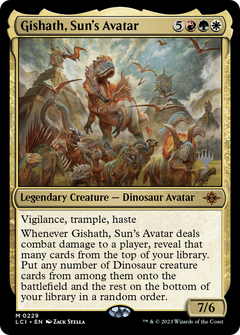 Gishath, Sun's Avatar (Promo Pack) [The Lost Caverns of Ixalan Promos]-3