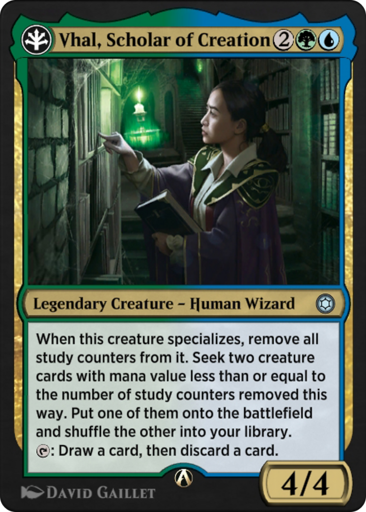 Vhal, Scholar of Creation (HBG-08G) - Alchemy Horizons: Baldur's Gate-1