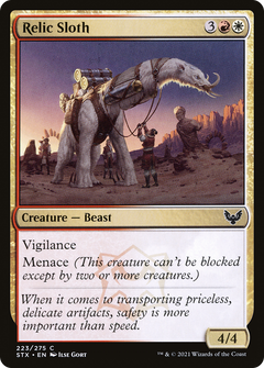 Relic Sloth [Strixhaven: School of Mages]-1