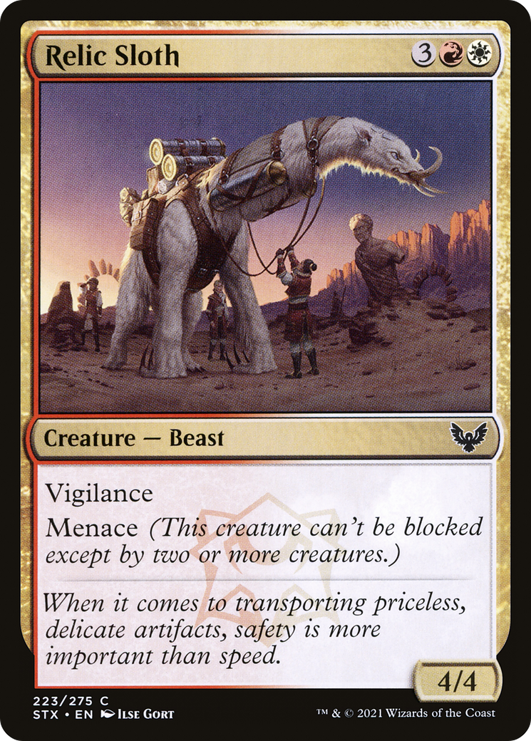 Relic Sloth [Strixhaven: School of Mages]-1