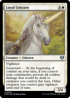 Loyal Unicorn [Commander Masters]-1