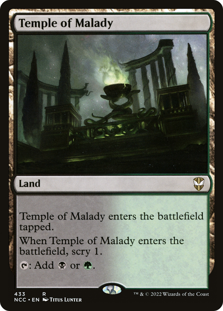 Temple of Malady [Streets of New Capenna Commander]-1