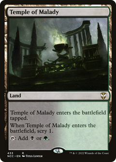 Temple of Malady [Streets of New Capenna Commander]-1