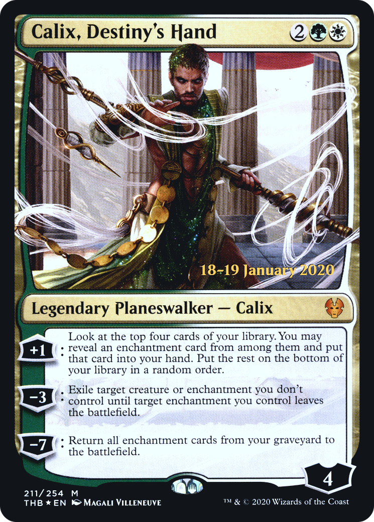 Calix, Destiny's Hand [Theros Beyond Death Prerelease Promos]-1
