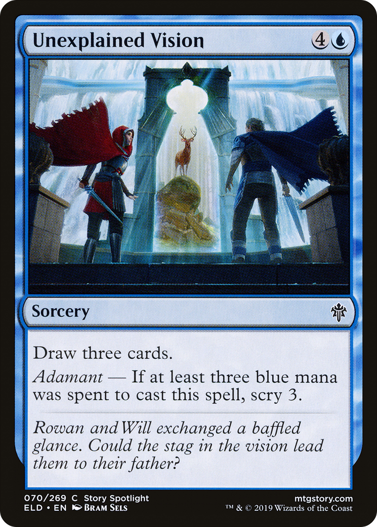 Unexplained Vision (ELD-070) - Throne of Eldraine Foil-1