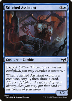 Stitched Assistant [Innistrad: Crimson Vow]-1