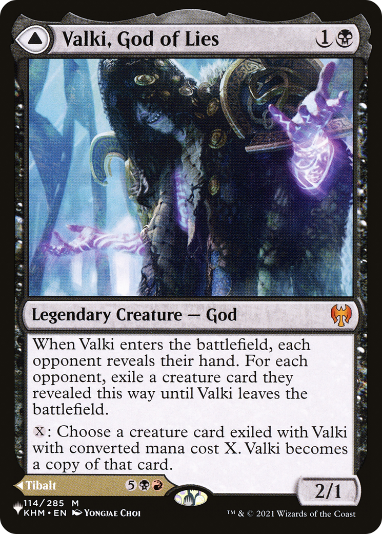 Valki, God of Lies // Tibalt, Cosmic Impostor [Secret Lair: From Cute to Brute]-1
