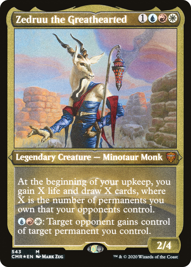 Zedruu the Greathearted (Foil Etched) (CMR-543) - Commander Legends Foil-1