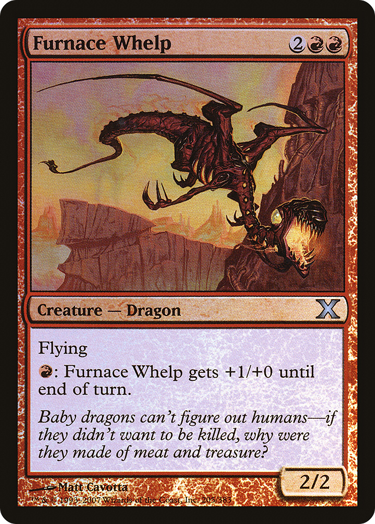 Furnace Whelp (10E-205★) - Tenth Edition Foil-1