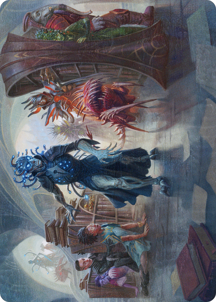 Invasion of Arcavios // Invasion of Arcavios (AMOM-011) - March of the Machine Art Series (Borderless) Foil-3
