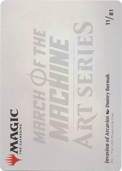 Invasion of Arcavios // Invasion of Arcavios (AMOM-011) - March of the Machine Art Series (Borderless)-2