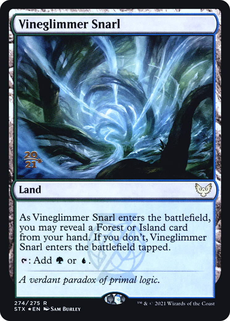 Vineglimmer Snarl (PRE-274) - Strixhaven: School of Mages Promos Foil-1