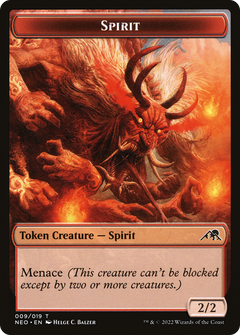Spirit Token (009) [Kamigawa: Neon Dynasty Tokens]-1