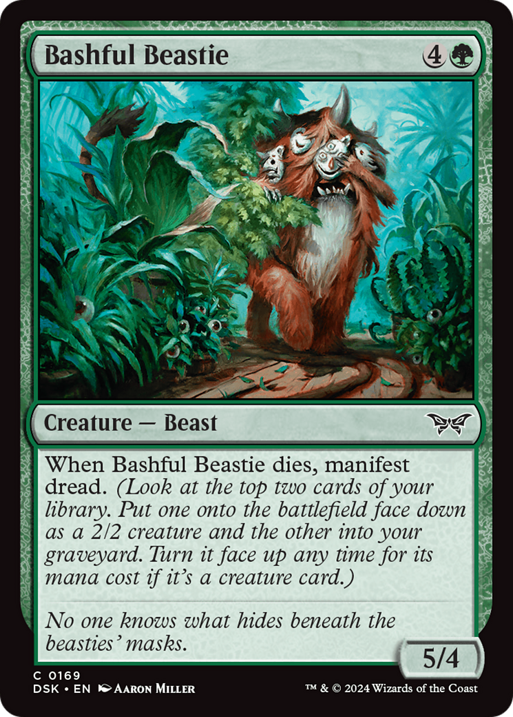 Bashful Beastie [Duskmourn: House of Horror]-1