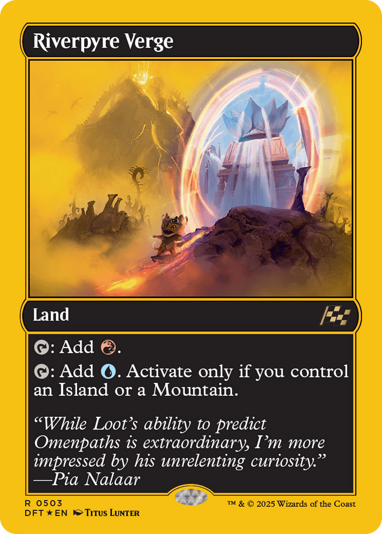 Riverpyre Verge (First-Place Foil) [Aetherdrift]-1