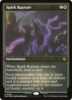 Spark Rupture (MAT-105) - March of the Machine: The Aftermath Etched Foil-1