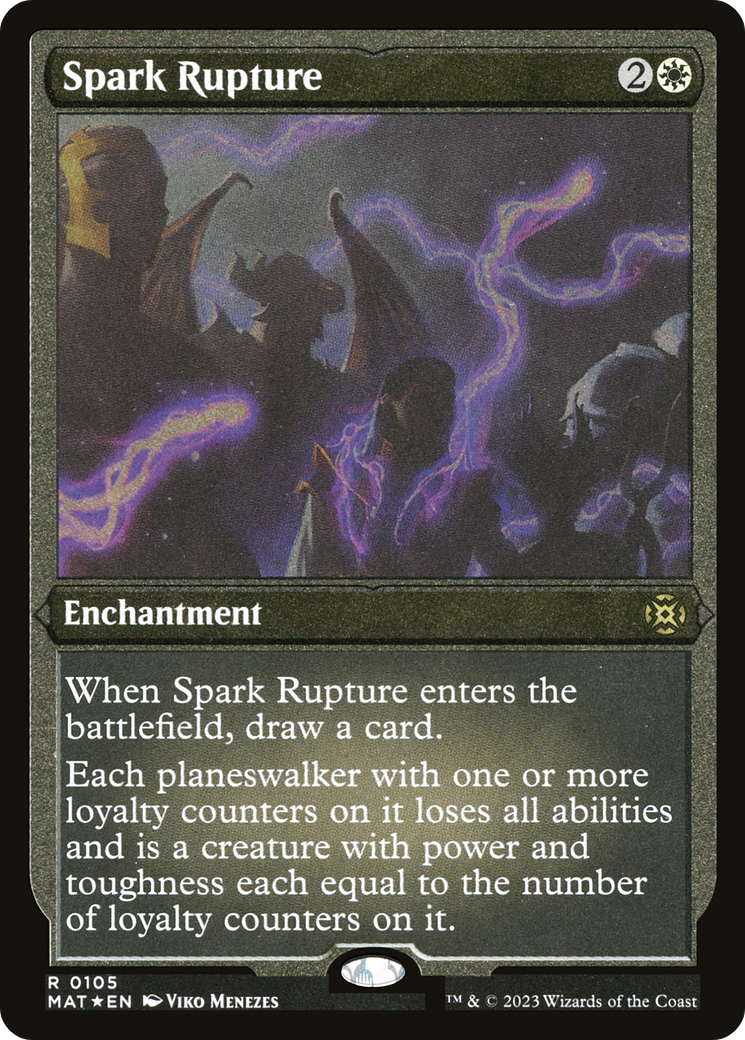 Spark Rupture (MAT-105) - March of the Machine: The Aftermath Etched Foil-1