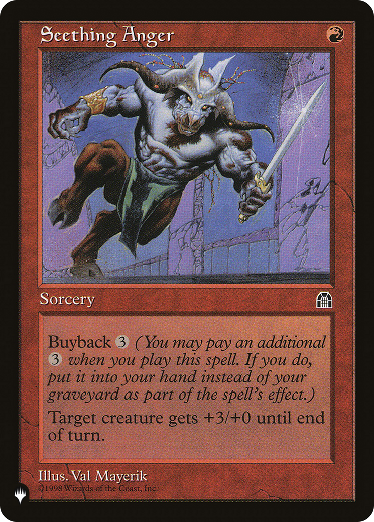Seething Anger [The List]-1