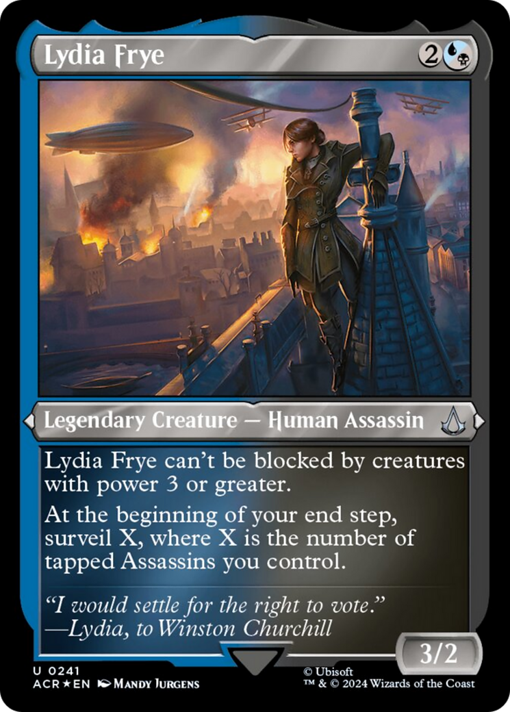 Lydia Frye (Foil Etched) [Assassin's Creed]-1