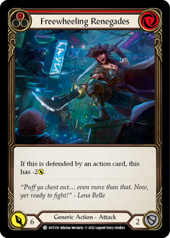 Freewheeling Renegades (Red) [OUT210] (Outsiders)  Rainbow Foil-2