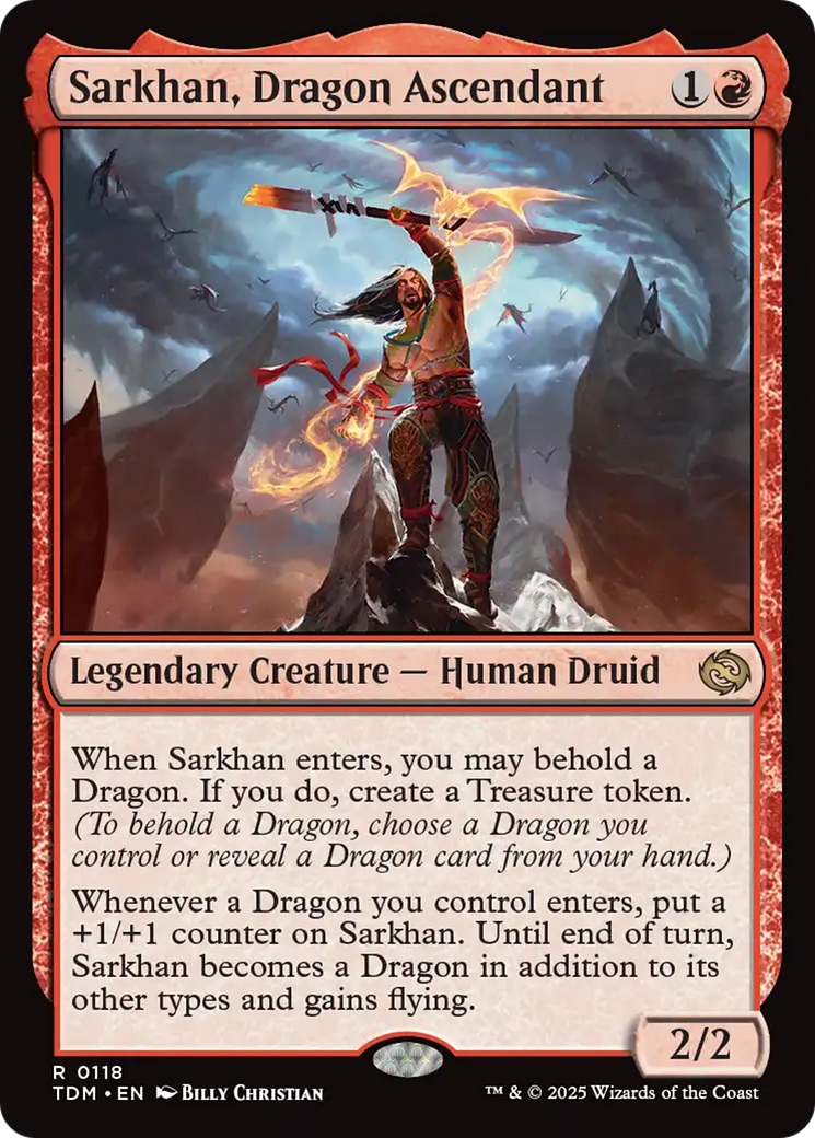 Sarkhan, Dragon Ascendant (118) [Tarkir: Dragonstorm]-1