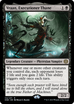 Vraan, Executioner Thane (PPONE-114) - Phyrexia: All Will Be One Promos-1