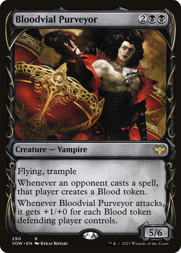 Bloodvial Purveyor (Showcase Fang Frame) [Innistrad: Crimson Vow]-1