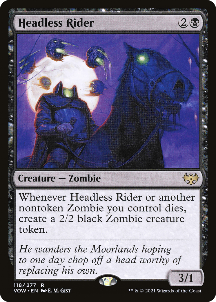 Headless Rider [Innistrad: Crimson Vow]-1