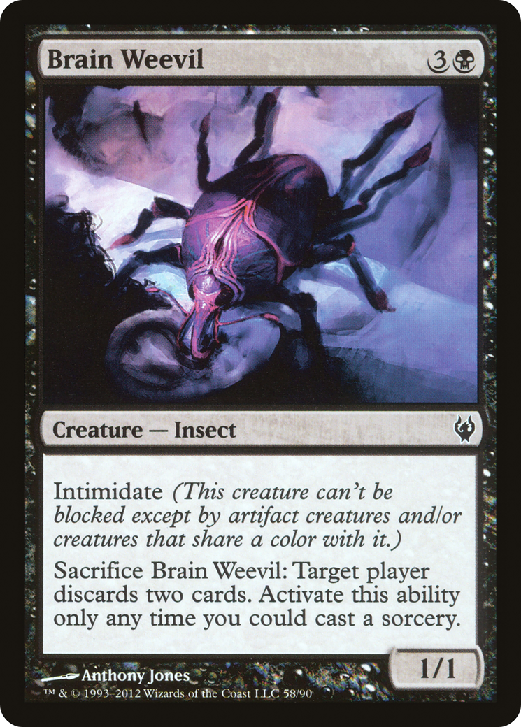 Brain Weevil [Duel Decks: Izzet vs. Golgari]-1