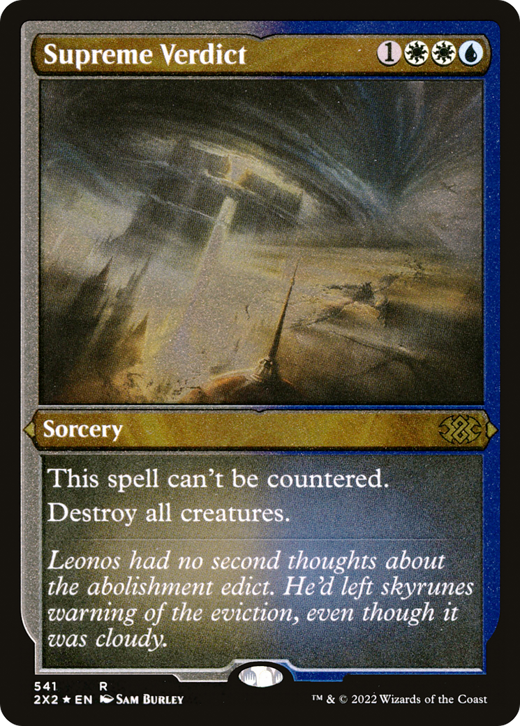Supreme Verdict (Foil Etched) [Double Masters 2022]-1