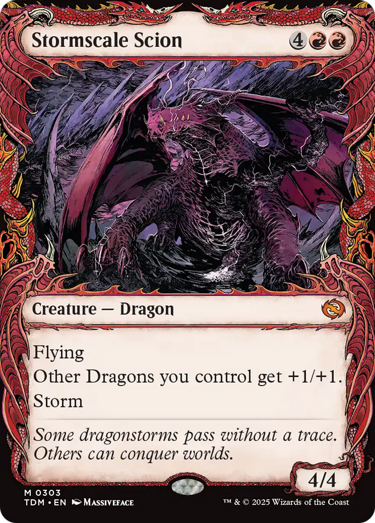 Stormscale Scion (Showcase) [Tarkir: Dragonstorm]-1