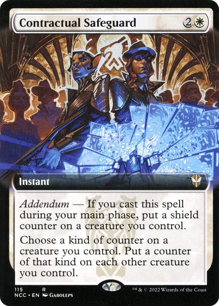 Contractual Safeguard (Extended Art) [Streets of New Capenna Commander]-1