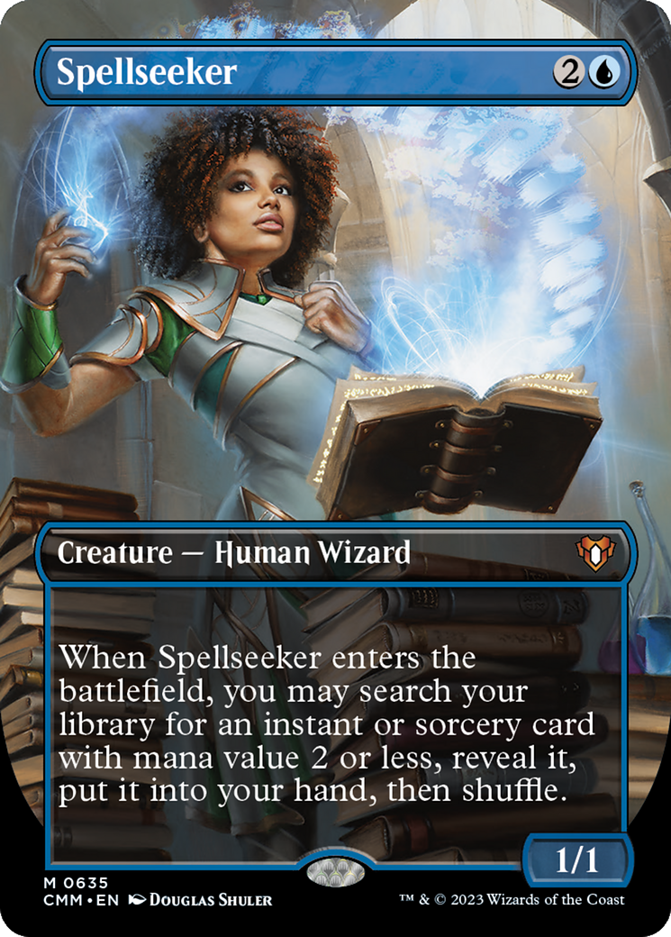 Spellseeker (Borderless Alternate Art) [Commander Masters]-1