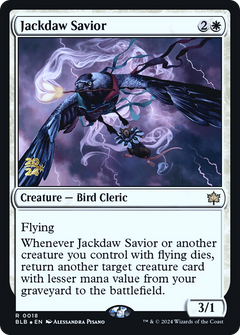 Jackdaw Savior [Bloomburrow Prerelease Promos]-1