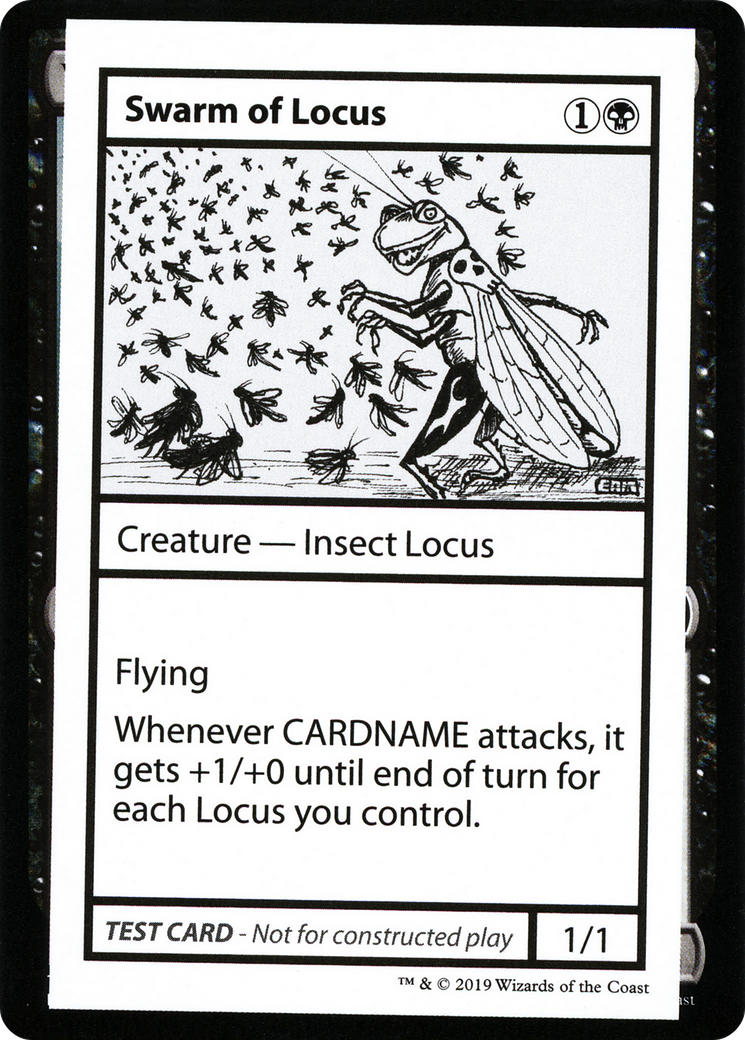 Swarm of Locus (2021 Edition) [Mystery Booster Playtest Cards]-1