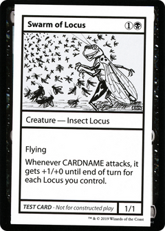 Swarm of Locus (2021 Edition) [Mystery Booster Playtest Cards]-1