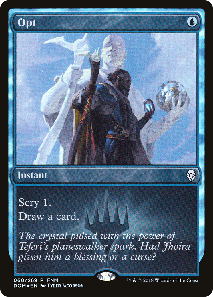 Opt (FNM) [Dominaria Promos]-1
