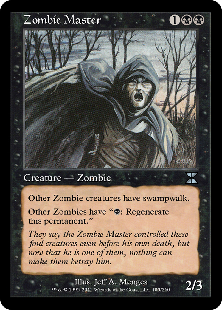 Zombie Master (ME4-105) - Masters Edition IV Foil-1