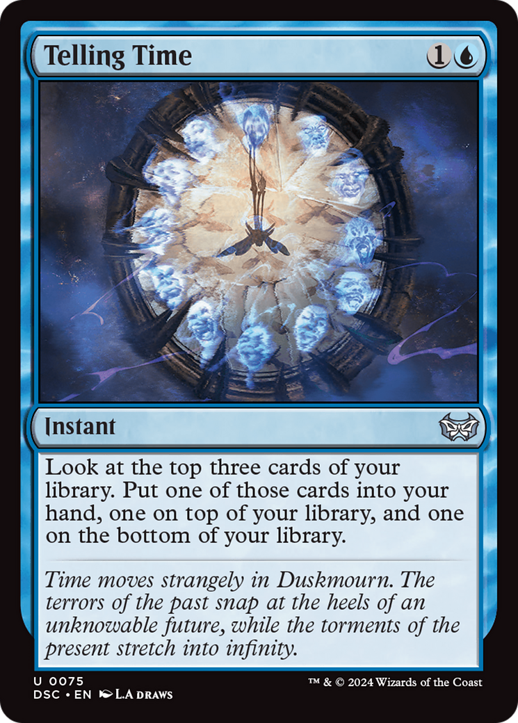 Telling Time [Duskmourn: House of Horror Commander]-1