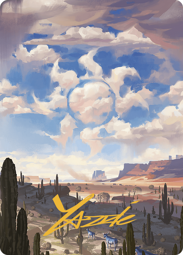 Plains // Plains (AOTJ-036) - Outlaws of Thunder Junction Art Series (Borderless)-3