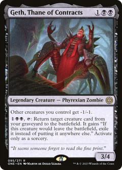 Geth, Thane of Contracts [Phyrexia: All Will Be One]-1