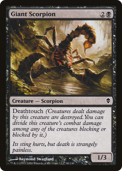 Giant Scorpion [Zendikar]-1