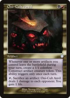 Oni-Cult Anvil (Retro) [The Brothers' War Commander]-1