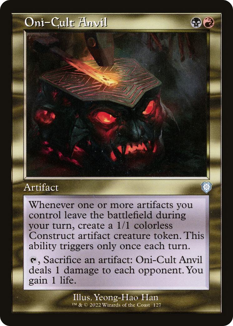 Oni-Cult Anvil (Retro) [The Brothers' War Commander]-1