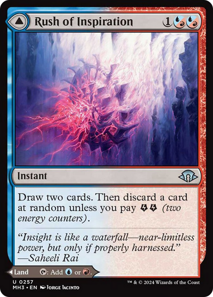 Rush of Inspiration // Crackling Falls [Modern Horizons 3]-1